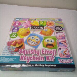 Squishy Emoji Keychain Kit Creative Kids Nano Crafts Makes 5